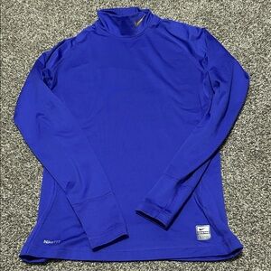 Nike Royal Blue Long Sleeve Training Top
